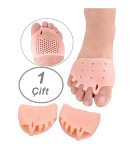 Ayak 5 Parmak Makaralı Gömlek Halluks Valgus Kemik Çıkıntı Bunyon Düzleştirme Gömleği (Ten)