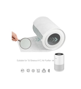 Purmed 10 Adet TCL Breeva A1C Hava Temizleyici Uyumlu Toz Tutucu Ön Filtre