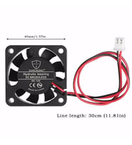 Dc 12V Fan 4X4Cm Kuluçka Fanı Soğutucu Peltier Pc Ekran 40X40Mm