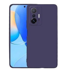 Xiaomi Mi 11T Pro 5G Kılıf Kamera Çıkıntılı Soft Silikon (Lacivert)