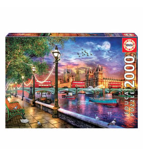 Educa Puzzle 2000 Parça Londra'da Gün Batımı 19046