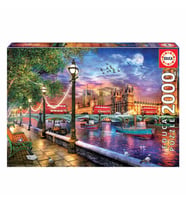 Educa Puzzle 2000 Parça Londra'da Gün Batımı 19046