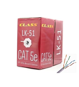 CLASS CAT5 Kablo Gri 26AWG 305Metre