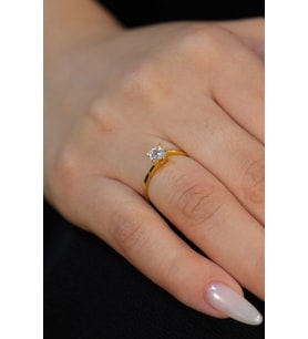 TEKTAŞ YÜZÜK 22 AYAR A073741