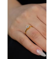 TEKTAŞ YÜZÜK 22 AYAR A073741