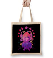 Galactic Celestial Princess Manga Anime Girl Goth Bez Çanta Uzun Saplı