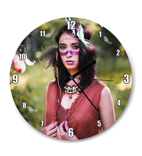 Cakatablo Kadın Dream Catcher Duvar Saati