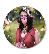 Cakatablo Kadın Dream Catcher Duvar Saati