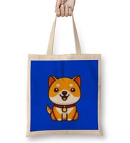 Baby Doge Coin DOGECOIN Crypto To The Moon Bez Çanta Uzun Saplı