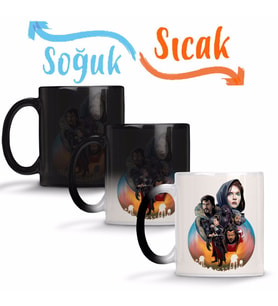 Star Wars Rogue One Sihirli Kupa Bardak Porselen
