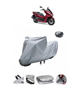 Honda PCX125  Su Geçirmez Motosiklet Brandası ARKA ÇANTA UYUMLU