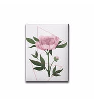 Pembe Çiçek Canvas Tablo MİND238