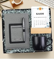 Kişiye Özel Defter & Kalem & Kupa & Takvim Hediye Seti