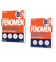 FENOMEN YAYINLARI 8. SINIF Matematik B Soru Bankası + Geometri Tabanlı Matematik Soru Bankası