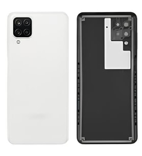 Samsung Galaxy A12 - SM-A125F FULL Kasa Arka Kapak Takım BEYAZ