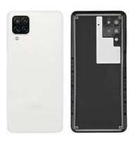 Samsung Galaxy A12 - SM-A125F FULL Kasa Arka Kapak Takım BEYAZ