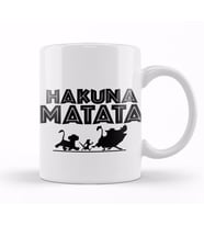 Hakuna Matata 01 Kupa Bardak Porselen