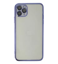 iPhone 11 Pro Max Kılıf Razer Lensli Silikon - Mor