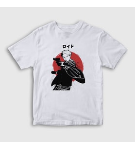 Presmono Unisex Çocuk Beyaz Loid Forger Anime Spy X Family T-Shirt 317912tt