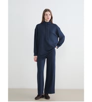 LCW Modest Lacivert Beli Lastikli Soft Touch Kadın Eşofman Altı