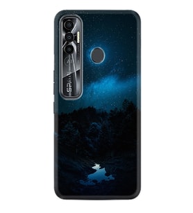 Tecno Spark 6 6 Go 8C 8 Pro 7 7 Spark 9 Pro Kılıf Desemli Silikon Gece 1633