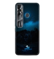 Tecno Spark 6 6 Go 8C 8 Pro 7 7 Spark 9 Pro Kılıf Desemli Silikon Gece 1633
