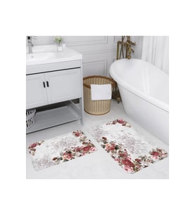 Eliana Home Baskılı 2'li Banyo Paspas Takımı RVG5068
