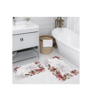 Eliana Home Baskılı 2'li Banyo Paspas Takımı RVG5068