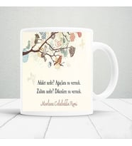 Mevlana sözleri baskılı kupa bardak