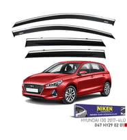 HYUNDAI I30 2017- KROMLU CAM RÜZGARLIĞI 4'lü Set Niken Marka