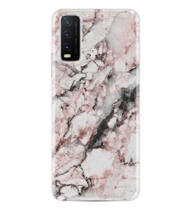 Vivo Y70 Kılıf Desenli Silikon Kılıf Colorfull Marble 2 1389