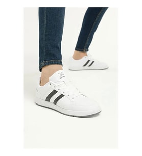 Kinetix KORT PU 4PR Termo Kaymaz Taban Beyaz Erkek Sneaker BEYAZ