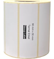 90X30 Mm Termal Etiket, Barkod/Adres/Kargo Termal Etiketleri, Zebra Diğer Yazıcılarla Uyumlu