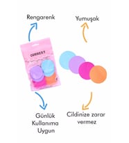 MT RENKLİ 8 Lİ MAKYAJ SÜNGERİ