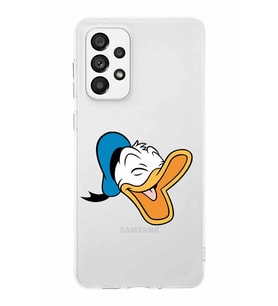 Samsung Galaxy A23  Kapak Donald Duck Tasarımlı Şeffaf Silikon Kılıf