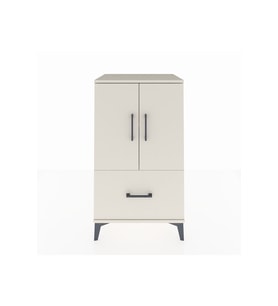 Hyperion Komodin 2 Raflı Tek Çekmeceli 2 Kapaklı 60x44x106 Aytaşı-Aytaşı
