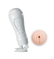 OdinsShop USB Şarjlı 12 Titreşimli Realistik Suni Vajina Erkek Mastürbatör
