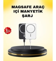 15W Kablosuz Şarj Destekli Magsafe Araç Tutucu Havalandırma Klipsli