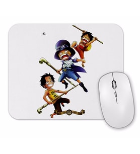 One Piece Ace Sabo Luffy Mouse Pad