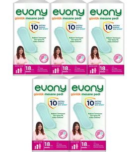 Evony Günlük Mesane Pedi Ekstra Uzun 90 Adet (5PK*18)