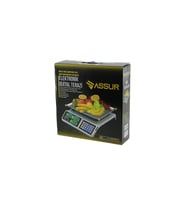 BÜYÜK DİJİTAL KARPUZ TERAZİ TARTI 40KG/2GR 7 FİYAT HAFIZASI FİŞ ŞARJLI ACS-809T (5343)