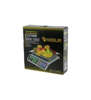 BÜYÜK DİJİTAL KARPUZ TERAZİ TARTI 40KG/2GR 7 FİYAT HAFIZASI FİŞ ŞARJLI ACS-809T (5343)