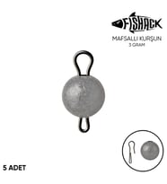 Mafsallı Kurşun - Hareketli İğne Kurşunu - Fishack - 3 Gram - 5'li Paket