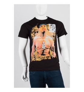 50 Cent Unisex Pamuklu Regular Fit Tişört Medium (Karışık)