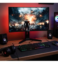 Rampage DROP DR27C300F 27'' 300Hz Fast VA FHD Freesync/Gsync RGB Pivot R1500 Curved Oyuncu Monitörü (Siyah)