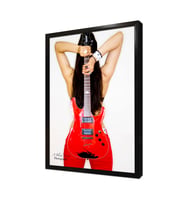 Gitar Çerçeveli Mdf Tablo
