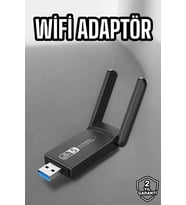 Wifi Alıcı Wifi Adaptörü Usb Girişli 3.0
