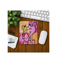 Pembe Panter Baskılı Oyuncu Mousepad 0232
