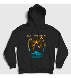 Presmono Unisex Siyah Angel Black Veil Brides Kapüşonlu Sweatshirt 18743tt