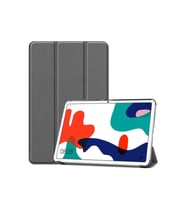 Huawei MatePad 10.4 Uyumlu Zore Smart Cover Standlı 1-1 Kılıf (Gri)